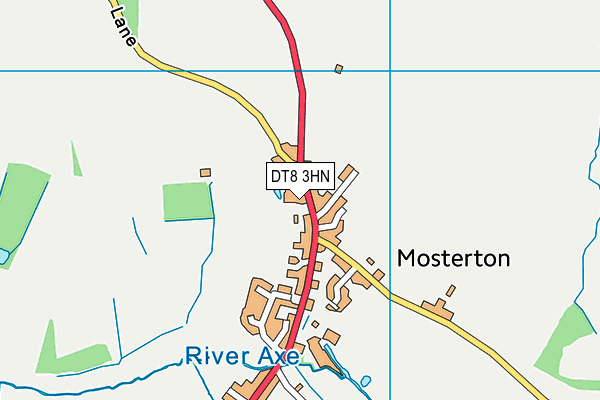 DT8 3HN map - OS VectorMap District (Ordnance Survey)
