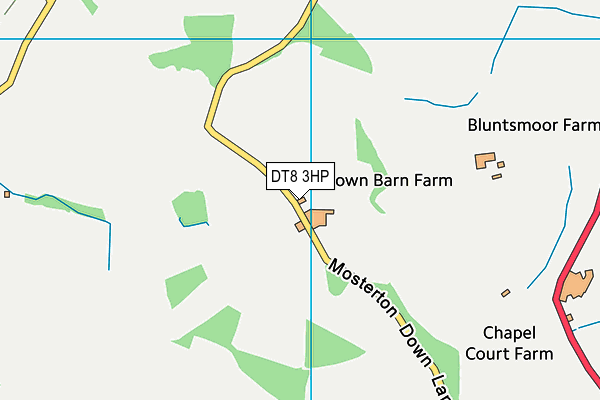 DT8 3HP map - OS VectorMap District (Ordnance Survey)