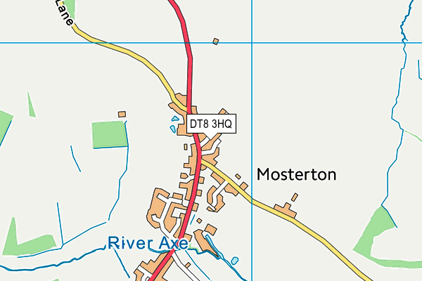 DT8 3HQ map - OS VectorMap District (Ordnance Survey)