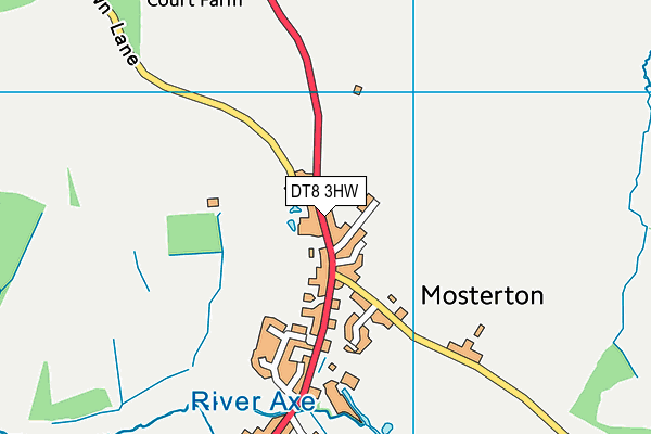 DT8 3HW map - OS VectorMap District (Ordnance Survey)