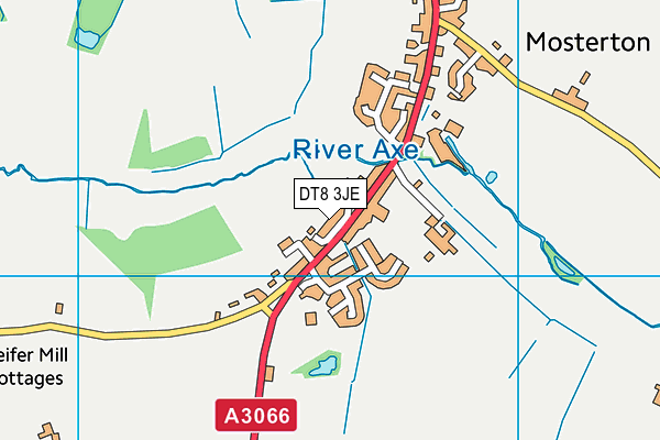 DT8 3JE map - OS VectorMap District (Ordnance Survey)