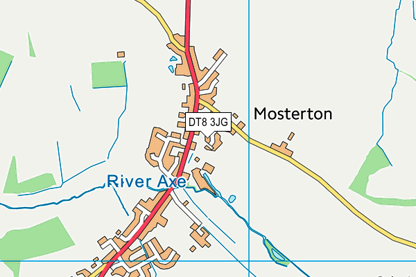 DT8 3JG map - OS VectorMap District (Ordnance Survey)