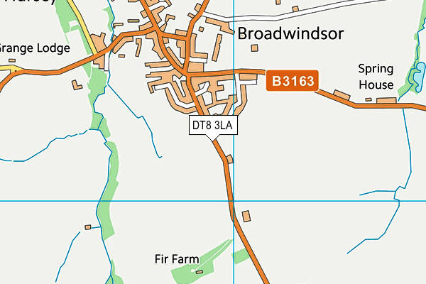 DT8 3LA map - OS VectorMap District (Ordnance Survey)