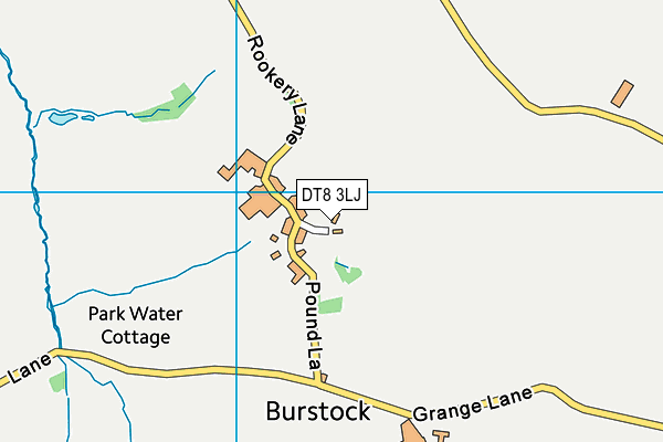 DT8 3LJ map - OS VectorMap District (Ordnance Survey)