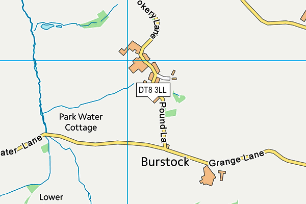 DT8 3LL map - OS VectorMap District (Ordnance Survey)