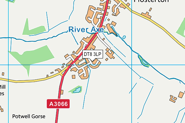 DT8 3LP map - OS VectorMap District (Ordnance Survey)