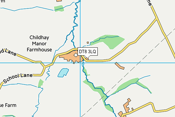DT8 3LQ map - OS VectorMap District (Ordnance Survey)