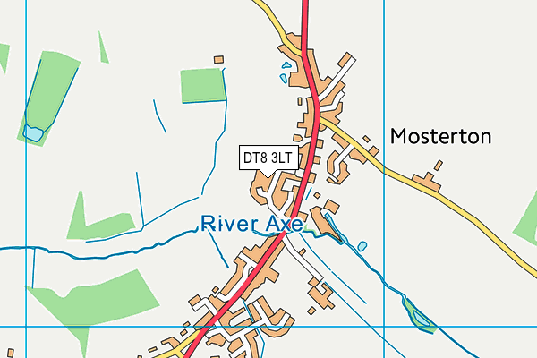 DT8 3LT map - OS VectorMap District (Ordnance Survey)