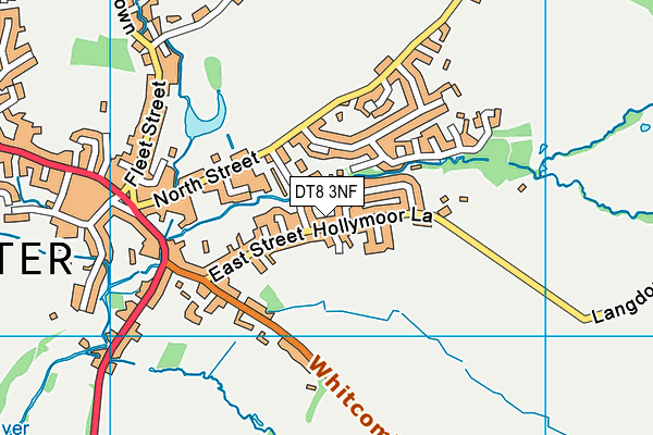 DT8 3NF map - OS VectorMap District (Ordnance Survey)