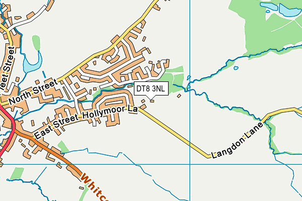 DT8 3NL map - OS VectorMap District (Ordnance Survey)