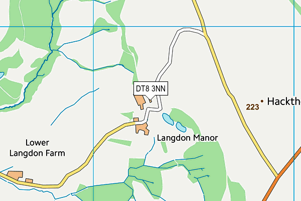 DT8 3NN map - OS VectorMap District (Ordnance Survey)