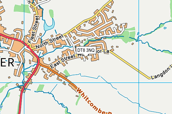 DT8 3NQ map - OS VectorMap District (Ordnance Survey)