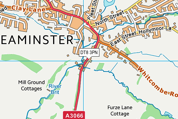 DT8 3PN map - OS VectorMap District (Ordnance Survey)