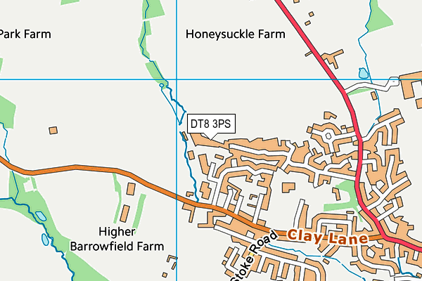 DT8 3PS map - OS VectorMap District (Ordnance Survey)