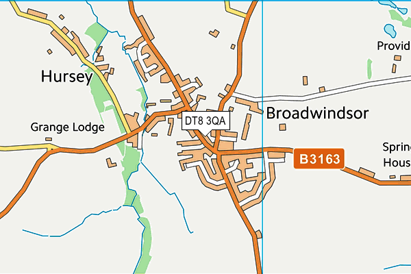 DT8 3QA map - OS VectorMap District (Ordnance Survey)