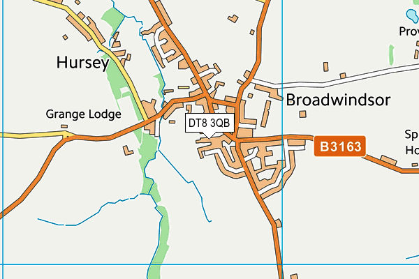 DT8 3QB map - OS VectorMap District (Ordnance Survey)