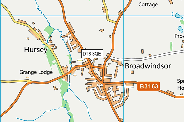 DT8 3QE map - OS VectorMap District (Ordnance Survey)