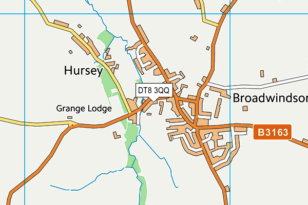 DT8 3QQ map - OS VectorMap District (Ordnance Survey)