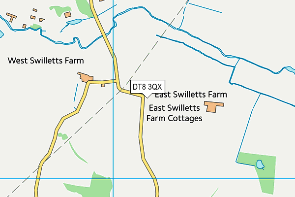 DT8 3QX map - OS VectorMap District (Ordnance Survey)