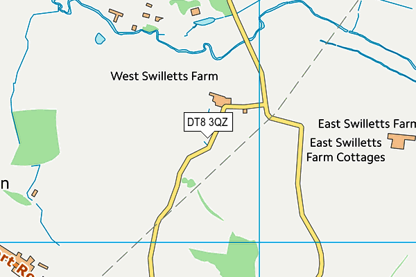 DT8 3QZ map - OS VectorMap District (Ordnance Survey)