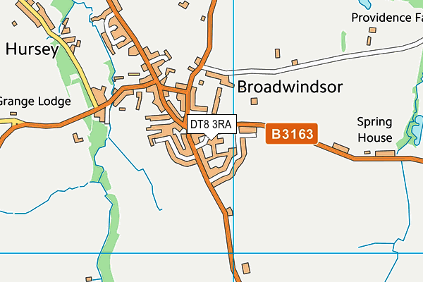 DT8 3RA map - OS VectorMap District (Ordnance Survey)