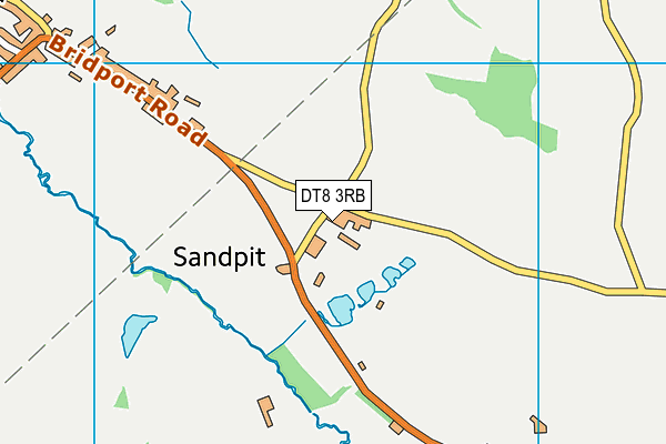 DT8 3RB map - OS VectorMap District (Ordnance Survey)