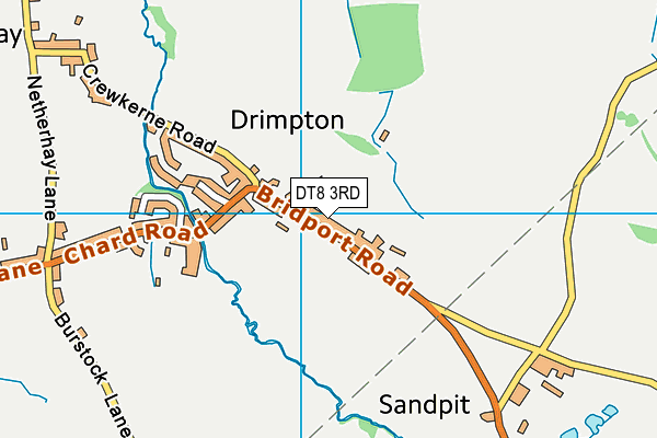 DT8 3RD map - OS VectorMap District (Ordnance Survey)