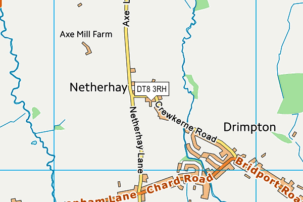 DT8 3RH map - OS VectorMap District (Ordnance Survey)