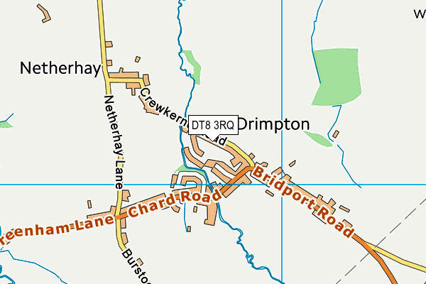 DT8 3RQ map - OS VectorMap District (Ordnance Survey)