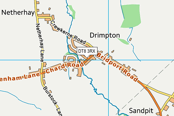DT8 3RX map - OS VectorMap District (Ordnance Survey)