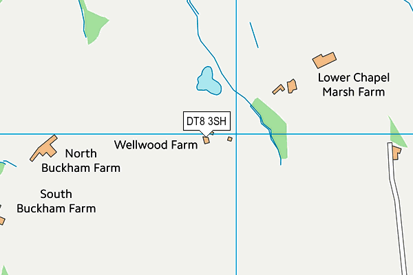 DT8 3SH map - OS VectorMap District (Ordnance Survey)