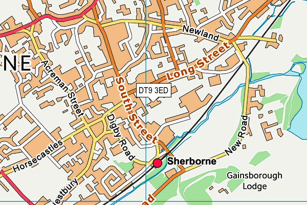 DT9 3ED map - OS VectorMap District (Ordnance Survey)