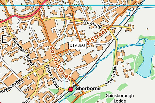 DT9 3EQ map - OS VectorMap District (Ordnance Survey)