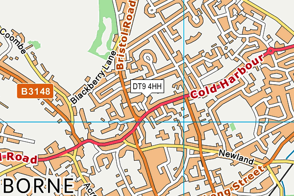DT9 4HH map - OS VectorMap District (Ordnance Survey)
