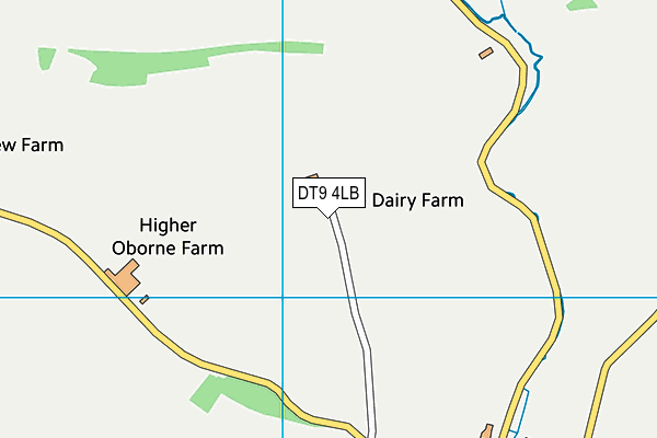 DT9 4LB map - OS VectorMap District (Ordnance Survey)