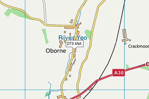 DT9 4NA map - OS VectorMap District (Ordnance Survey)