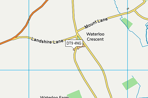 DT9 4NG map - OS VectorMap District (Ordnance Survey)