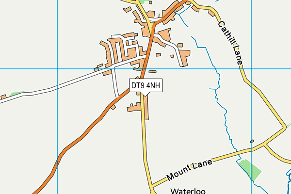 DT9 4NH map - OS VectorMap District (Ordnance Survey)
