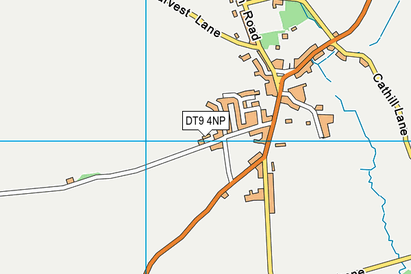 DT9 4NP map - OS VectorMap District (Ordnance Survey)