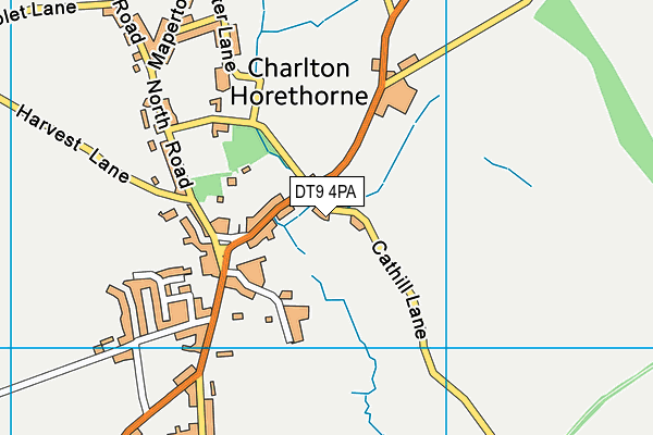 DT9 4PA map - OS VectorMap District (Ordnance Survey)