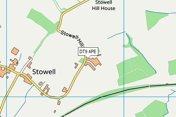 DT9 4PE map - OS VectorMap District (Ordnance Survey)