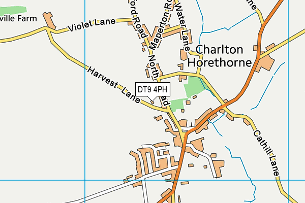 DT9 4PH map - OS VectorMap District (Ordnance Survey)