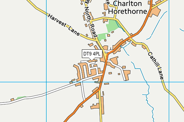 DT9 4PL map - OS VectorMap District (Ordnance Survey)