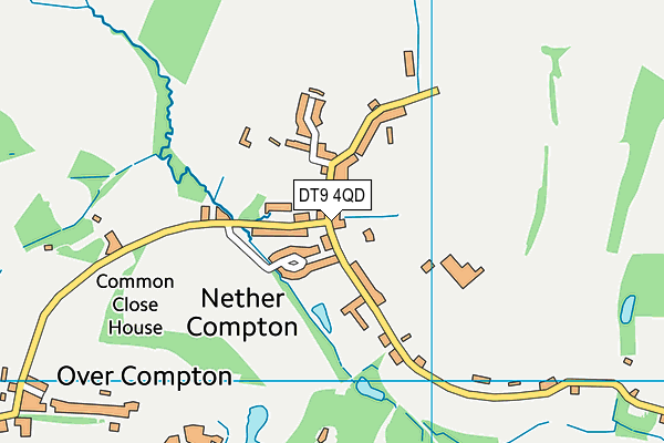 DT9 4QD map - OS VectorMap District (Ordnance Survey)