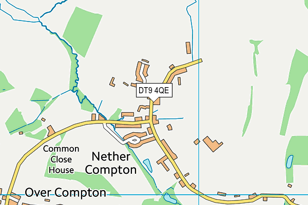 DT9 4QE map - OS VectorMap District (Ordnance Survey)