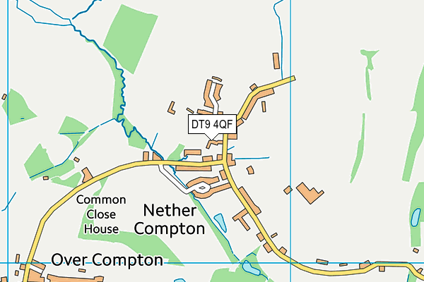 DT9 4QF map - OS VectorMap District (Ordnance Survey)