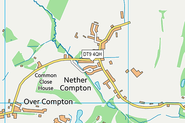 DT9 4QH map - OS VectorMap District (Ordnance Survey)