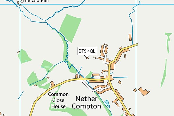 DT9 4QL map - OS VectorMap District (Ordnance Survey)