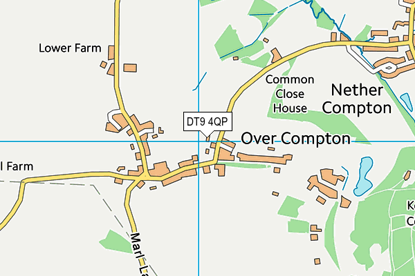 DT9 4QP map - OS VectorMap District (Ordnance Survey)