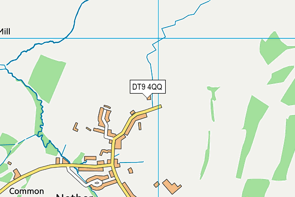 DT9 4QQ map - OS VectorMap District (Ordnance Survey)